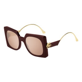 Etro ETRO-0026-S-LHF Lunettes de soleil Rouge/Rose