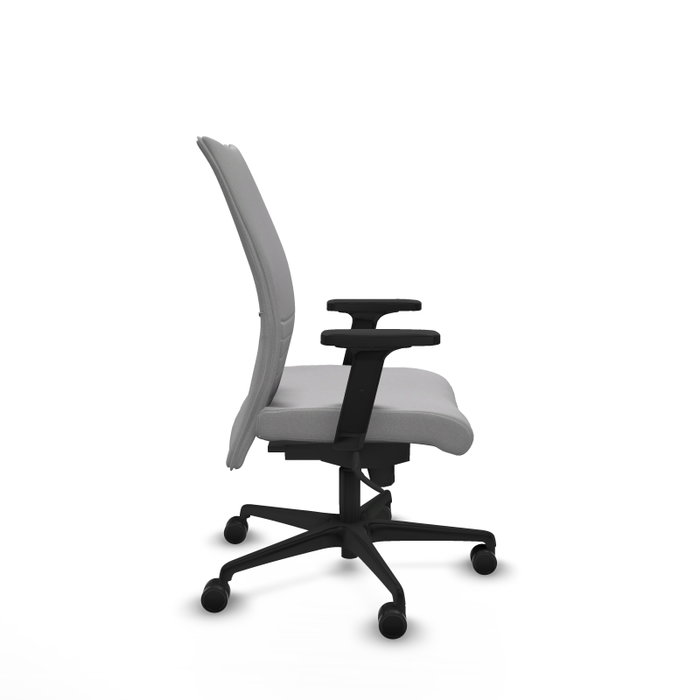 Piqueras Y Crespo Albacete Chaise de bureau exécutive, Gris clair, Mécanisme Synchrone