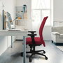 Piqueras Y Crespo Albacete Chaise de bureau exécutive, Gris clair, Mécanisme Synchrone