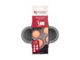 Kinvara Moule Air Fryer Silicone Gris 4 Compartiments 13,8x13,8x3 cm (Set de 24)