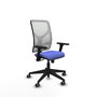 PIQUERAS Y CRESPO Chaise Motilla Synchro, Bleu clair et Blanc, sans appui-tête