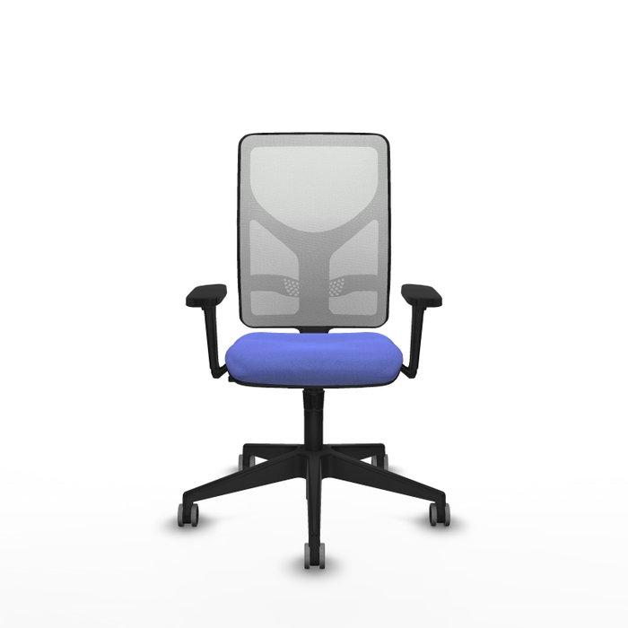 PIQUERAS Y CRESPO Chaise Motilla Synchro, Bleu clair et Blanc, sans appui-tête