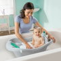 Ingenuity Baignoire bébé Comfy Clean Deluxe Gris