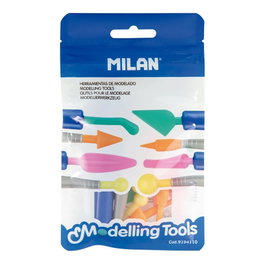 Milán Kit d'outils de modelage avec 2 manches et 8 pointes