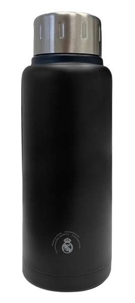 Safta Gourde isotherme en acier inoxydable Real Madrid Premium 500 ml, noir Safta Gourde isotherme en acier inoxydable Real Madrid Premium 500 ml, noir