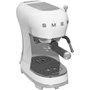 Smeg ECF02WHEU Machine à espresso, blanc