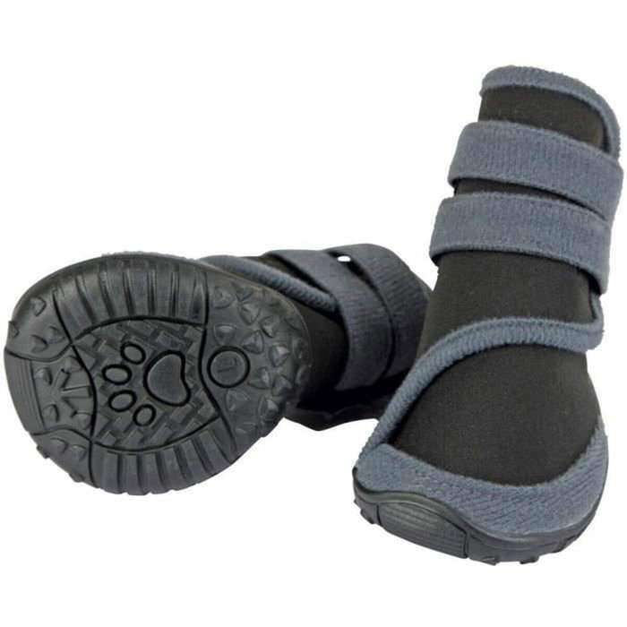 Kerbl Chaussures pour chien Active Gris/noir XL