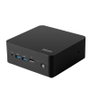 MSI Cubi NUC 13MQG-066BEU Mini PC Intel Core i5-1345U Barebone, Wi-Fi 7, Bluetooth 5.4, Thunderbolt 4, HDMI 2.1