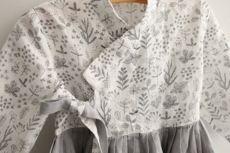 Dailylike Toile ramie nature leaf 1,45m x 3m