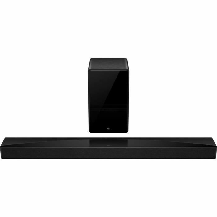 TCL Q75HE Barre de son Dolby Atmos 5.1.2ch 620 W Noir et Titane TCL Q75HE Barre de son Dolby Atmos 5.1.2ch 620 W Noir et Titane