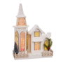 BigBuy Home Décoration lumineuse Église Naturel