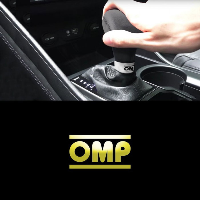 Omp Pomo Omp Speed OMPS18260012 Pommeau de Vitesses Universel Aluminium Caoutchouc