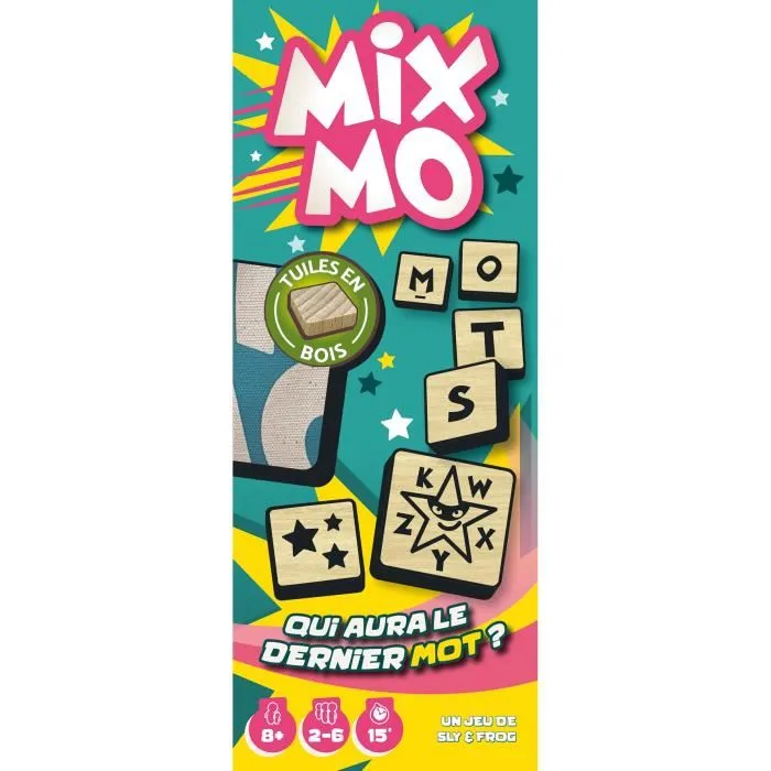 Asmodee - Jeu de Société Mixmo - Version Française - 2 à 6 Joueurs - À partir de 8 ans - Construisez Votre Grille de Mots Asmodee - Jeu de Société Mixmo - Version Française - 2 à 6 Joueurs - À partir de 8 ans - Construisez Votre Grille de Mots