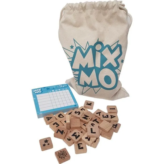 Asmodee - Jeu de Société Mixmo - Version Française - 2 à 6 Joueurs - À partir de 8 ans - Construisez Votre Grille de Mots Asmodee - Jeu de Société Mixmo - Version Française - 2 à 6 Joueurs - À partir de 8 ans - Construisez Votre Grille de Mots