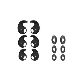 Jabra Evolve 65e - Kit d'accessoires avec 3 paires d'EarGels et 3 paires d'EarWings (tailles S, M, L) pour un confort optimal