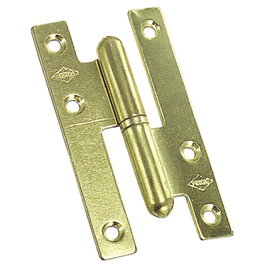 AVL PERNIO 403 Charnière 9,5 mm Bord Carré Droite Laiton (Boîte de 20)