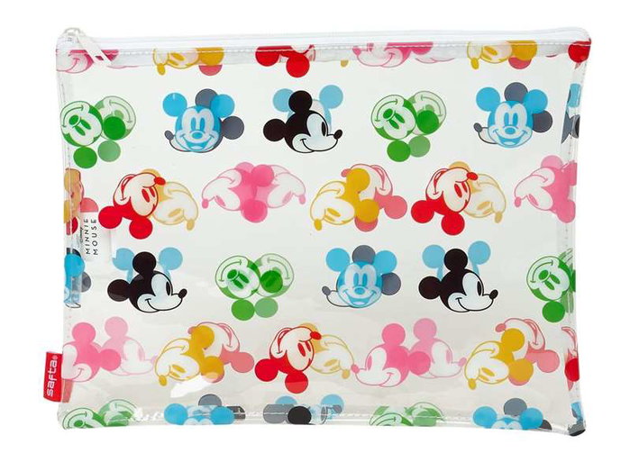 Trousse de toilette enfant Mickey Mouse Clubhouse Beach Multicouleur Transparent