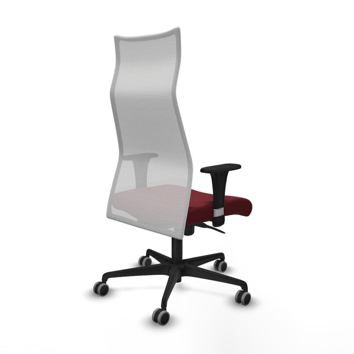 Piqueras y Crespo Chaise de Bureau Albacete Bordeaux et Blanc