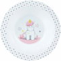 Fun House Lot Vaisselle Licorne Rose avec Peluche