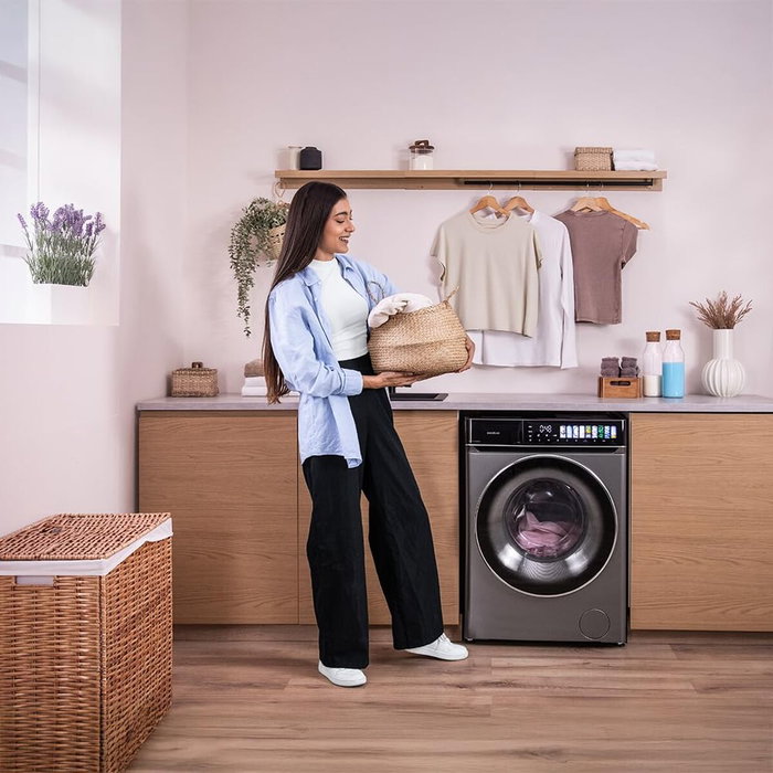 Machine à laver Cecotec Bolero DressCode 9970 Direct Drive Steel 1400 rpm 9 kg Machine à laver Cecotec Bolero DressCode 9970 Direct Drive Steel 1400 rpm 9 kg