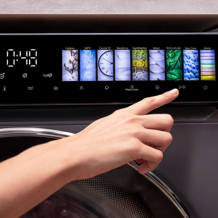 Machine à laver Cecotec Bolero DressCode 9970 Direct Drive Steel 1400 rpm 9 kg Machine à laver Cecotec Bolero DressCode 9970 Direct Drive Steel 1400 rpm 9 kg