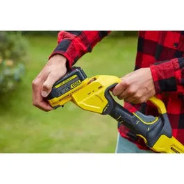 Stanley Fatmax Élagueuse sur Perche sans Fil 18V, SFMCPS415B-XJ, Guide-Chaîne 20 cm, Longueur Max. 4.5 m