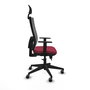 Chaise de Bureau avec Appui-tête Piqueras y Crespo 1D066G1 Bordeaux