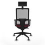 Chaise de Bureau avec Appui-tête Piqueras y Crespo 1D066G1 Bordeaux