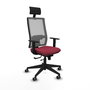 Piqueras y Crespo Chaise de Bureau Horna 1D066G1 Bordeaux/Gris
