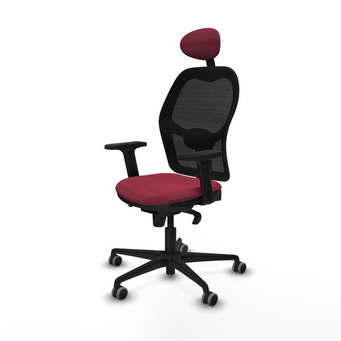 Piqueras y Crespo Chaise de Bureau avec Appui-tête 2D036G1 Bordeaux Piqueras y Crespo Chaise de Bureau avec Appui-tête 2D036G1 Bordeaux
