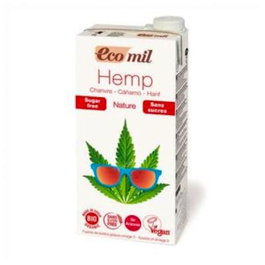 ECOMIL Boisson au chanvre Nature Bio, pack de 6 x 1L