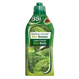 Bsi - Engrais organique liquide pour buis 1L - NPK 2-6 - Certifié agriculture biologique - Pour plantes plus vertes et vigoureuses