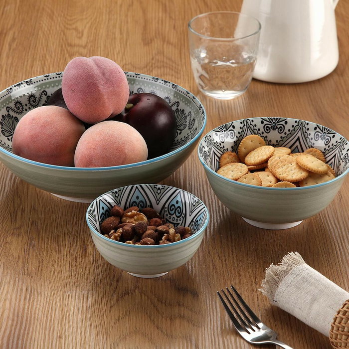 Bol pour Apéritifs Versa Vert Céramique Porcelaine 11,5 x 6 x 11,5 xm Bol pour Apéritifs Versa Vert Céramique Porcelaine 11,5 x 6 x 11,5 xm