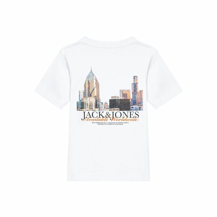 T shirt à manches courtes Enfant Jack & Jones Jorboston Photo w Neck 3-4 Ans