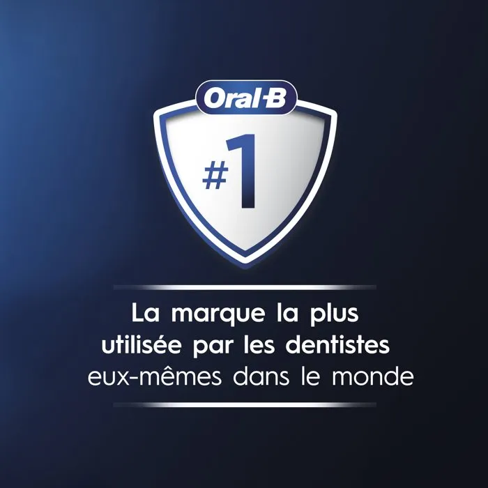 Oral-B iO9 Series Noir Onyx - Brosse à dents électrique rechargeable avec 2 brossettes