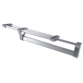 Emuca Porte-vêtements extractible pour armoire, Anodisé mat