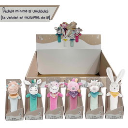 Tachan - Clakis - Display de 18 pièces - 6 modèles différents - Jeu éducatif multilingue (Anglais, Français, Allemand, Italien, Portugais, Espagnol) - Enfant 0+ mois