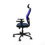 Piqueras y Crespo Chaise de Bureau Jorquera avec Appui-tête et Bras 3D Blue Marine