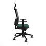 Piqueras y Crespo Chaise de Bureau Horna Vert Bouteille et Gris