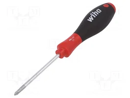 WIHA Tournevis Phillips PH1 SoftFinish® tige ronde 80 mm