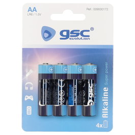 GSC Evolution Pila Alcalina LR6 (AA) Blister 4ud