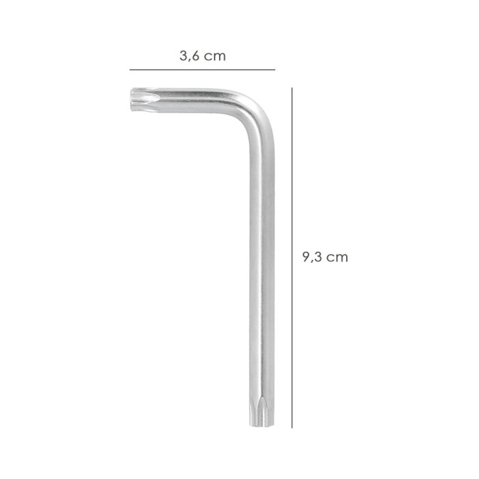 WOLFPACK LINEA PROFESIONAL Clé Torx Inviolable T40 WOLFPACK LINEA PROFESIONAL Clé Torx Inviolable T40