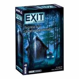 Devir Jeu de Société Exit Regreso a la Cabaña Abandonada - Jeu d'Évasion Coopératif, 1-4 Joueurs, 12 Ans et +, Version Espagnole