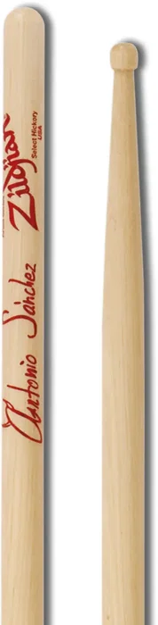 Zildjian Baquetas Antonio Sanchez Signature, en noyer américain, longueur 41,27 cm, diamètre 1,39 cm, pointe baril