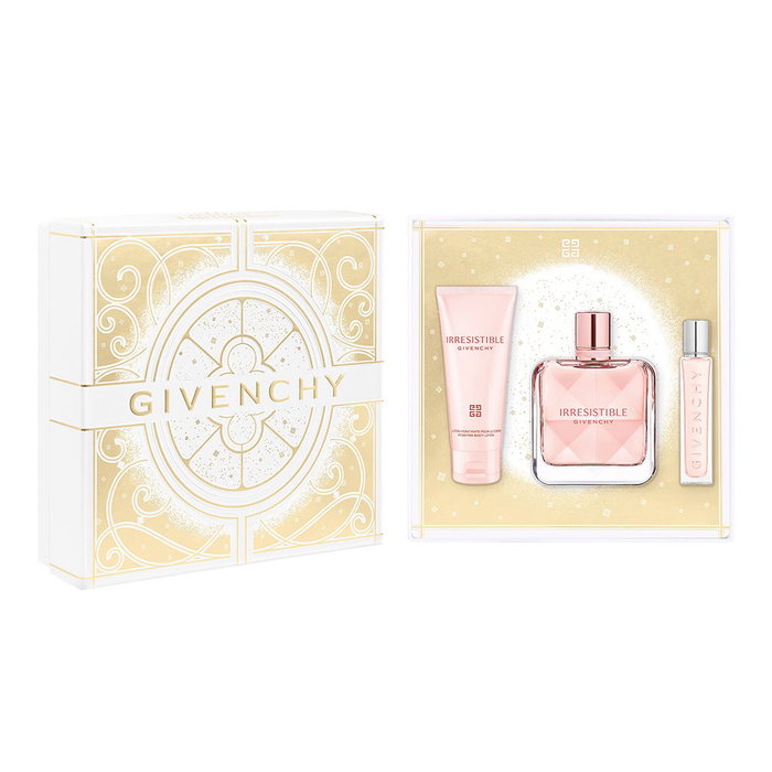 Givenchy Coffret Eau de Parfum Irresistible 3 pièces : Eau de Parfum vaporisateur 80 ml + Lait corporel 75 ml + Eau de Parfum vaporisateur 12,5 ml