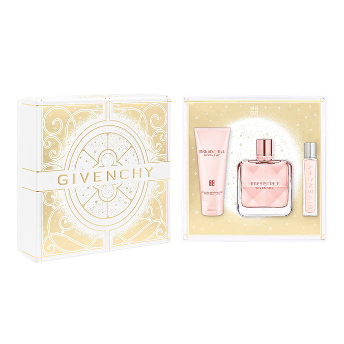 Givenchy Coffret Eau de Parfum Irresistible 3 pièces : Eau de Parfum vaporisateur 80 ml + Lait corporel 75 ml + Eau de Parfum vaporisateur 12,5 ml