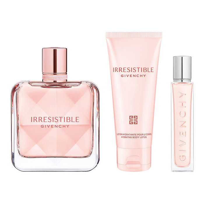 Givenchy Coffret Eau de Parfum Irresistible 3 pièces : Eau de Parfum vaporisateur 80 ml + Lait corporel 75 ml + Eau de Parfum vaporisateur 12,5 ml