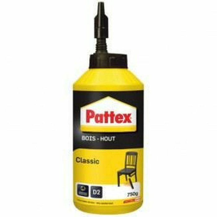 Pattex Classic Colle à bois intérieur Transparent 750g