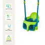 Tp Toys Quadpod - Fauteuil balançoire bébé 4-en-1 évolutif (6 mois à 3 ans) - Bleu