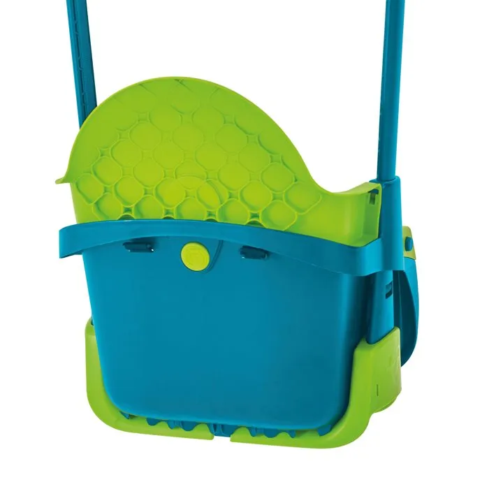 Tp Toys Quadpod - Fauteuil balançoire bébé 4-en-1 évolutif (6 mois à 3 ans) - Bleu